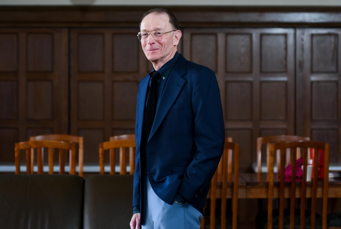 Professor Michael Gold in the Dougherty Lounge