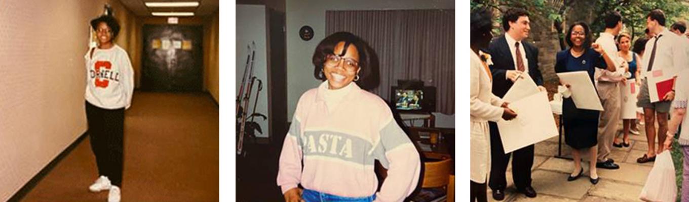 Angelica Allen-McMillan ’91 during her studies at Cornell.