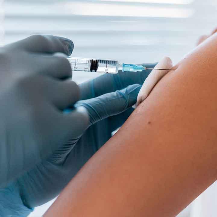 Receiving the COVID-19 vaccine