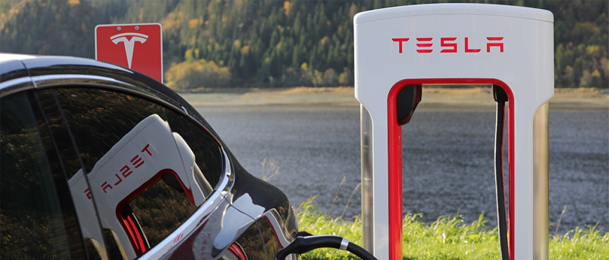 Tesla car charging