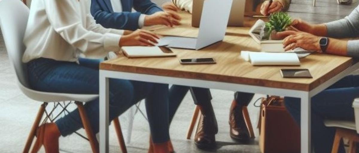 shared office space with co-workers