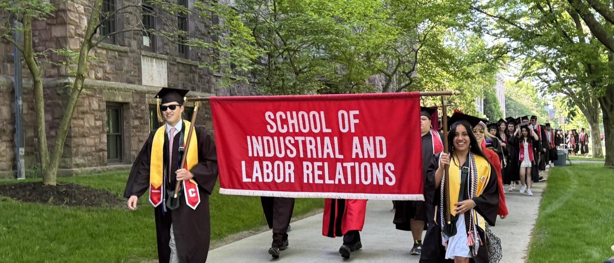 ILR students at graduation