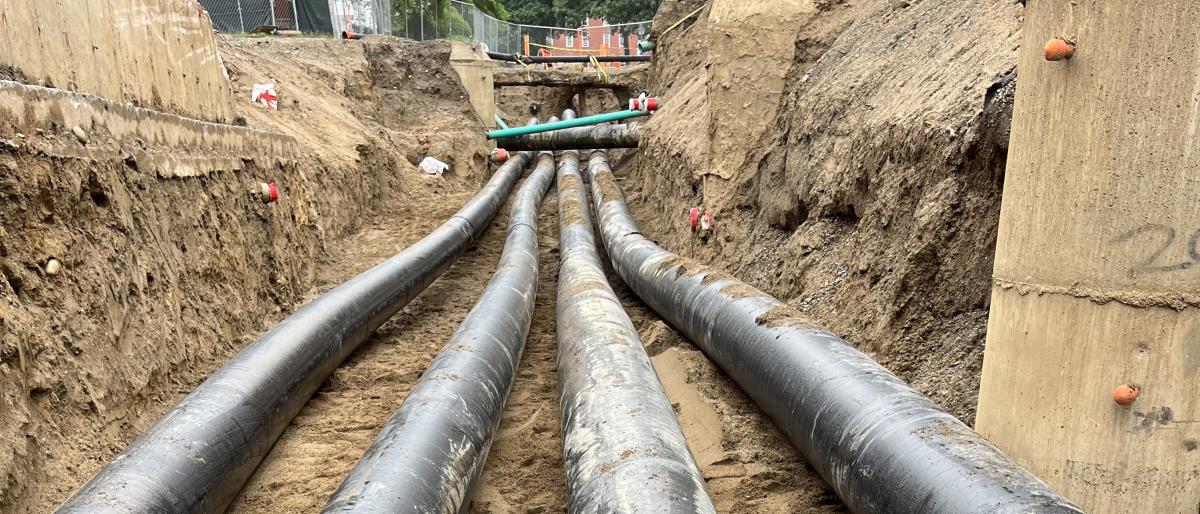 Thermal energy network piping
