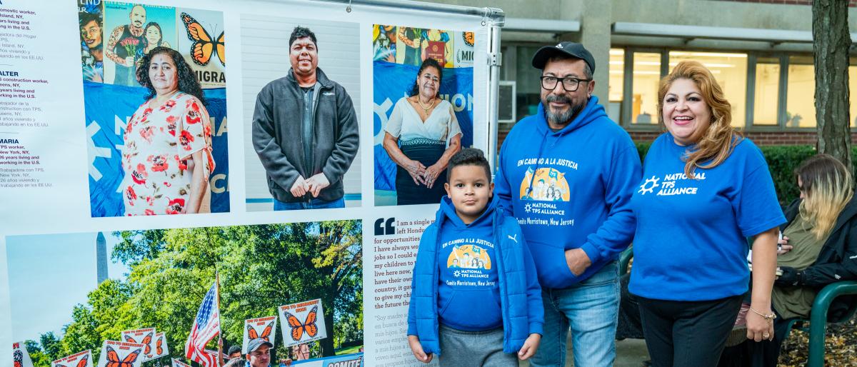 TPS family at exhibit in NJ