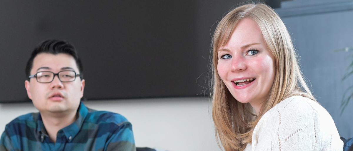 MILR Student sitting at table