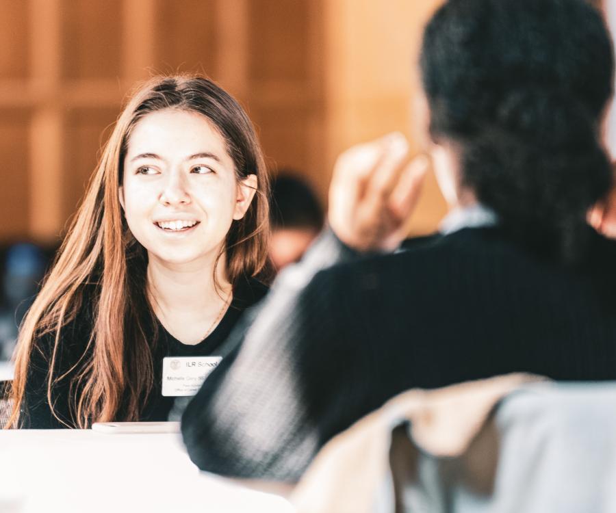 Student at Labor Roundtable