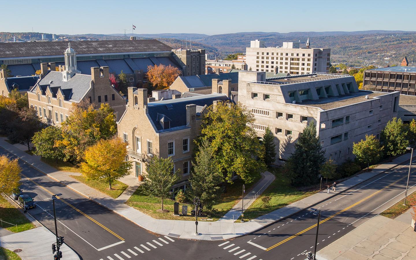 Cornell University ILR School, exterior building view