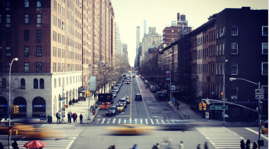 City Street in NYC