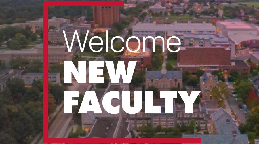 New faculty welcome card