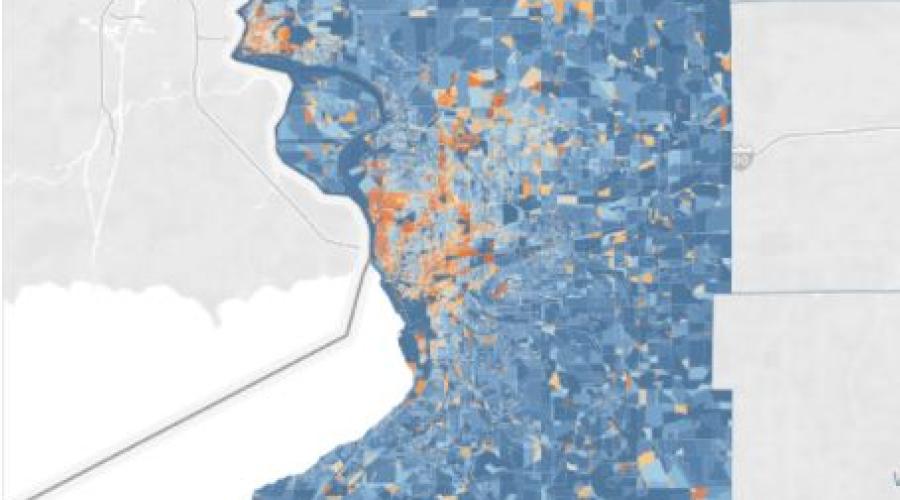 Erie County Map