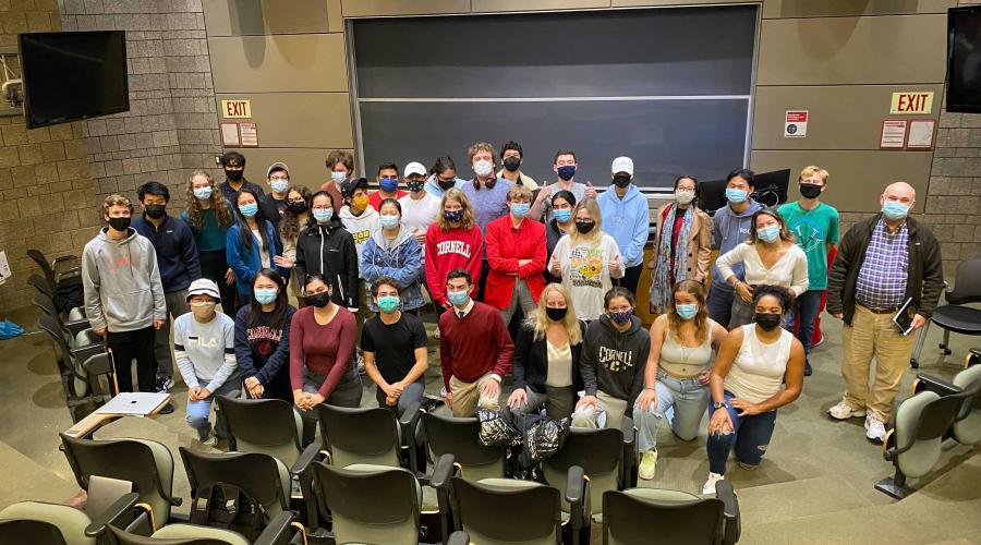 CSDS Gbody group picture of around 35 collected students from all 4 teams