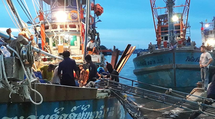 fishing boat in Thailand