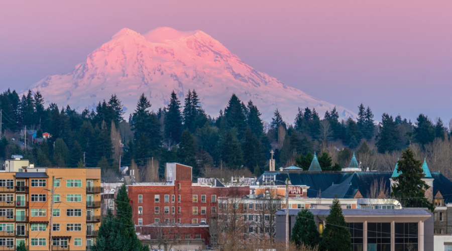 A scenic image of Washington state