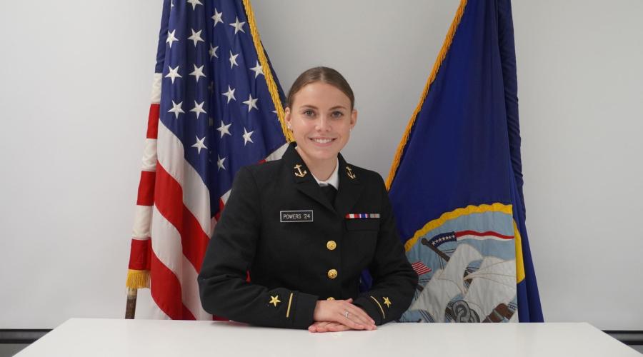Carly Powers '24 NROTC