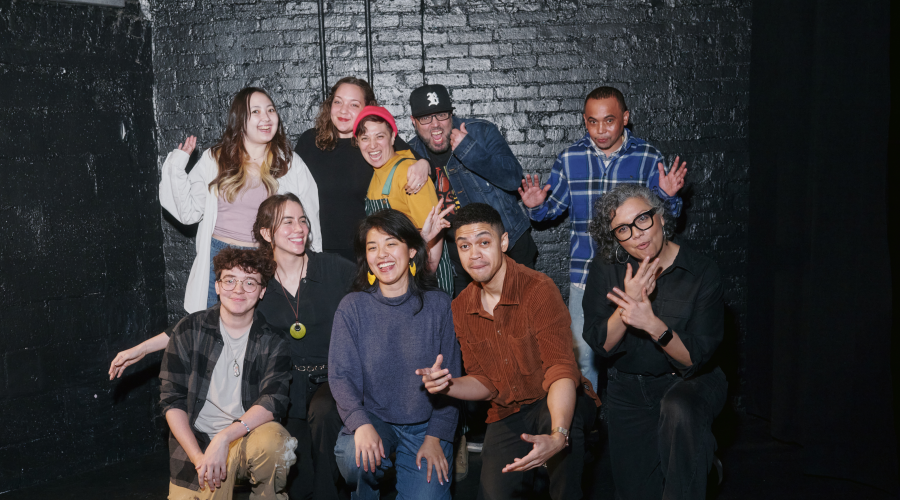 The performers together in a group photo