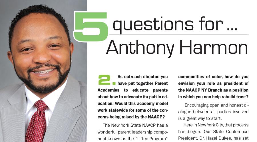 Newsclip: NYSUT Interviews Anthony Harmon, President of the New York NAACP