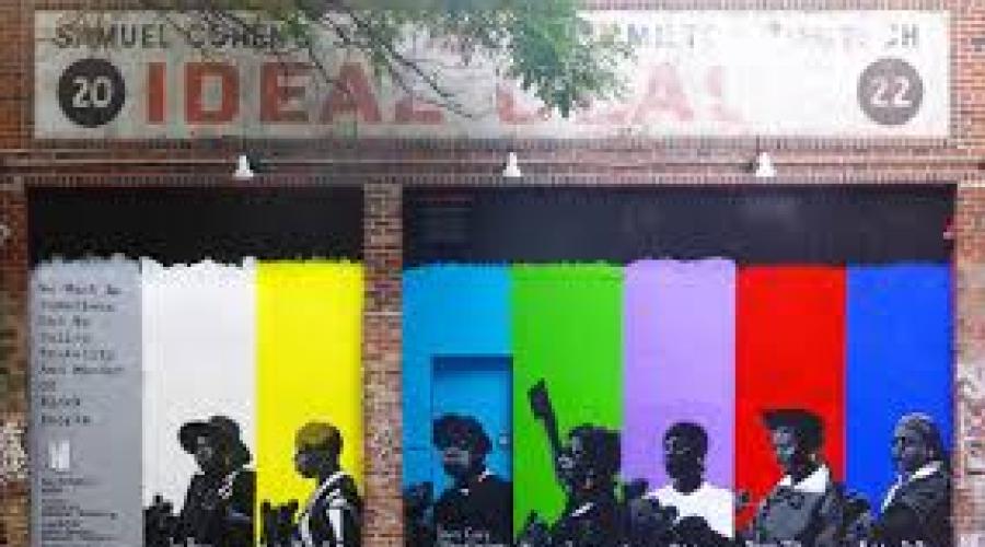 Dawson’s mural, “Every Mother’s Son”: