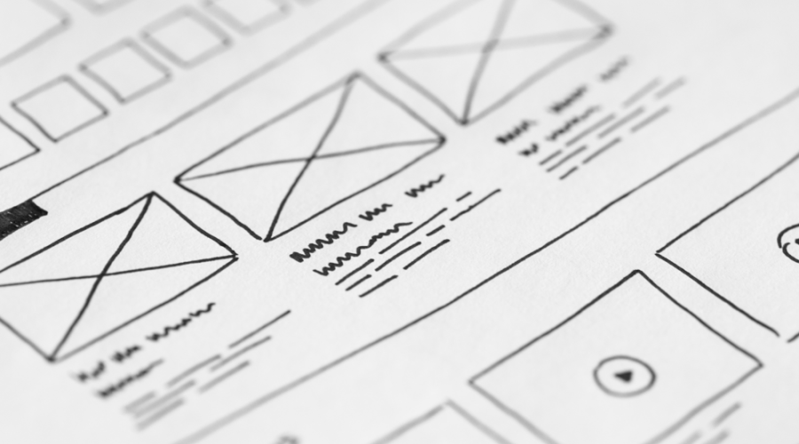 website wireframe image