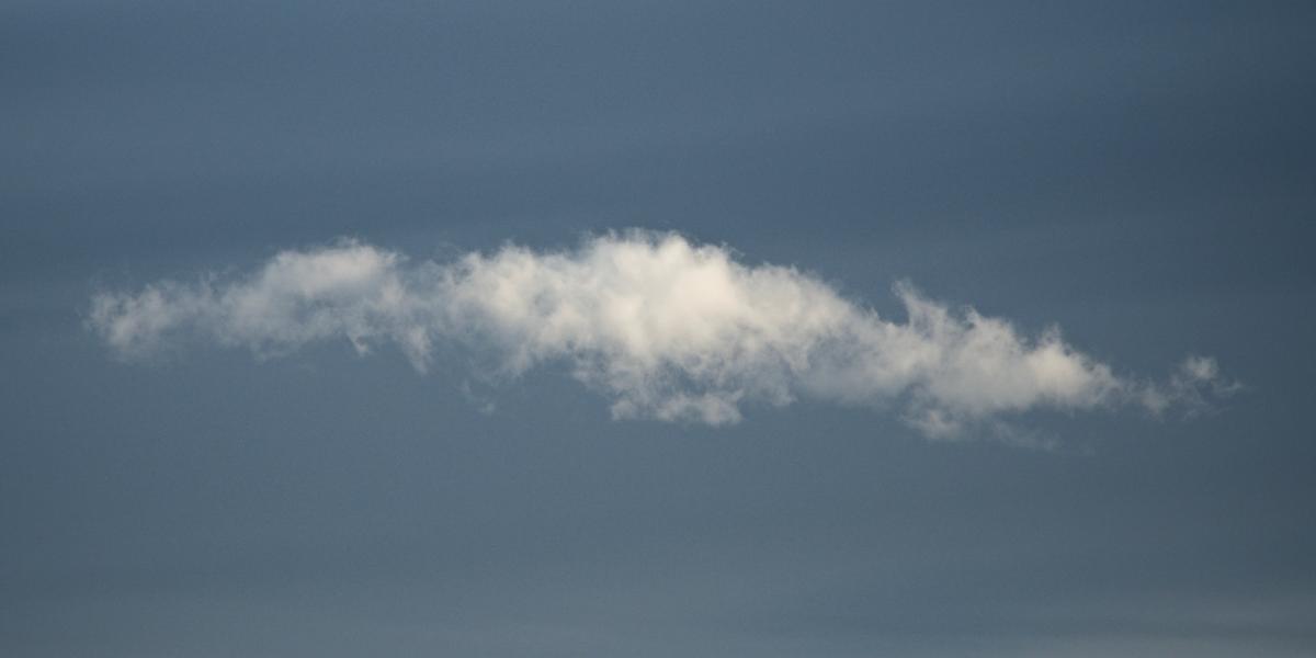 abstract clouds on blue background by Thomas Dils