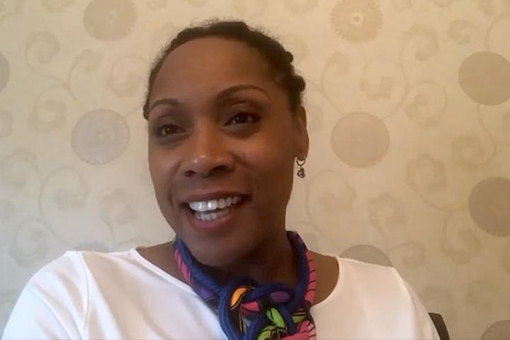 screenshot of Tonya Hallett from a video interview