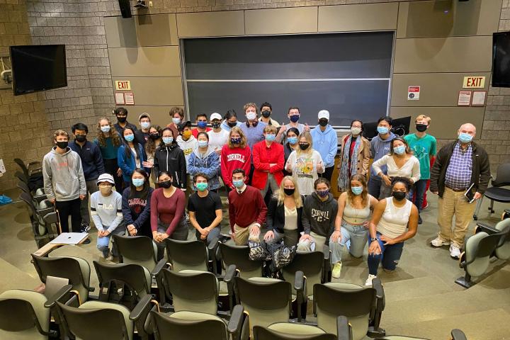 CSDS Gbody group picture of around 35 collected students from all 4 teams