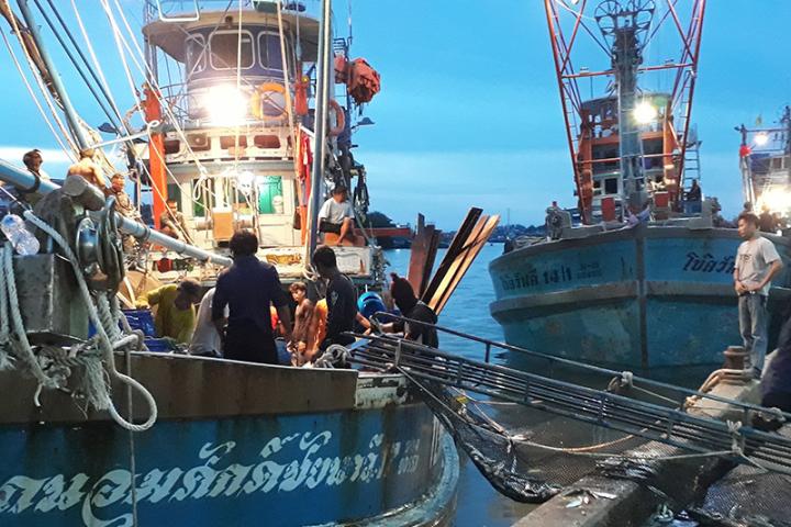 fishing boat in Thailand