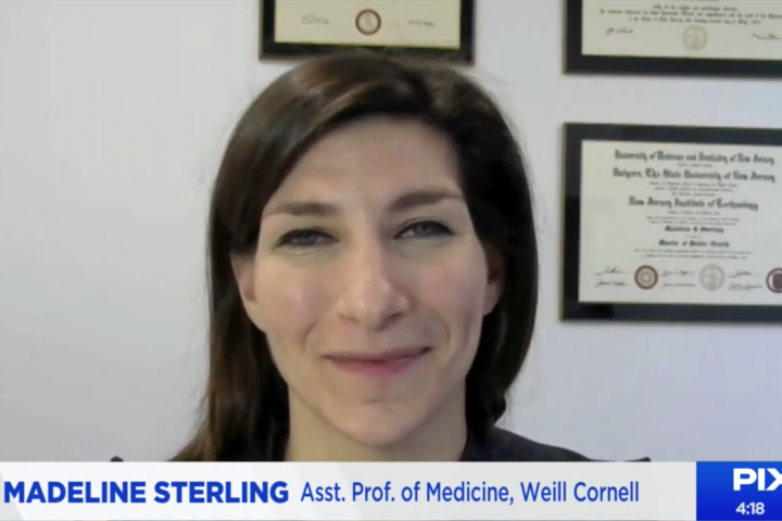 Dr. Madeline Sterling on PIX11 News