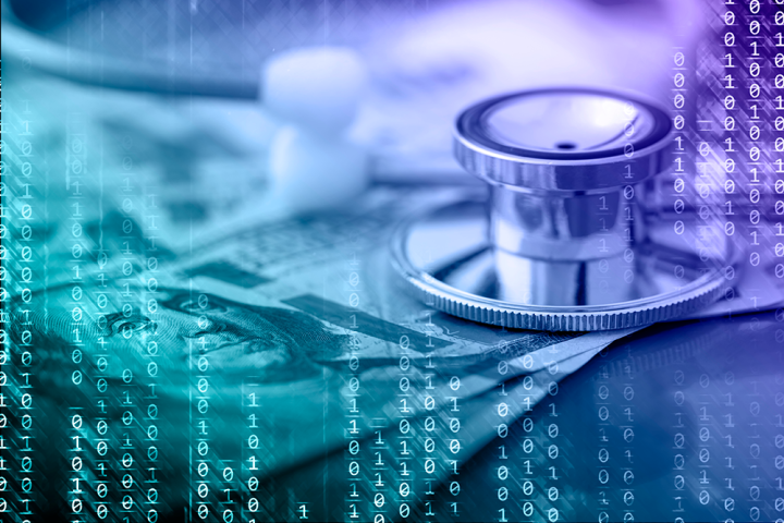An image depicting money in healthcare IT