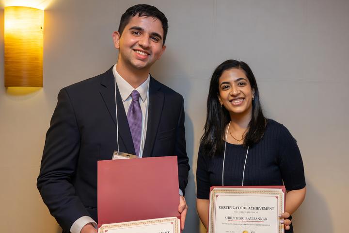 Alex Herazy ’25 and Shruthisri (Sri) Ravisankar ’24 received SUNY Chancellor Awards