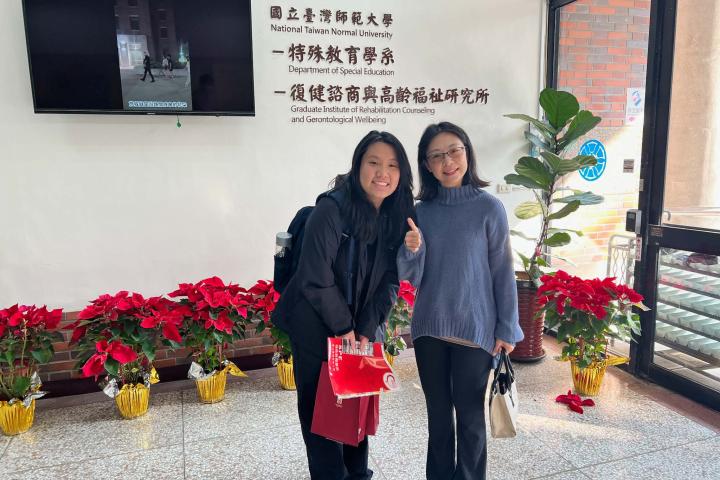 Kelly Chu and friend