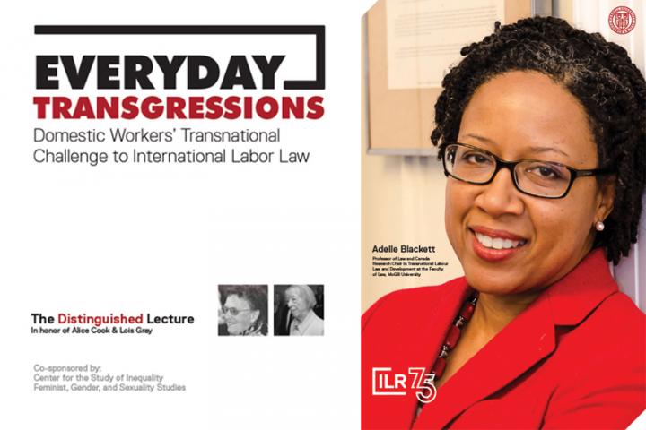 Adelle Blackett, McGill’s Canada Research Chair in Transnational Labour Law and Development, gave the Annual Cook-Gray Lecture on Oct. 15, 2020. 