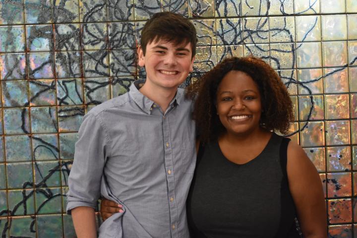 2017 High Road Fellow Joseph Anderson with Franchelle Hart, Executive Director of Open Buffalo