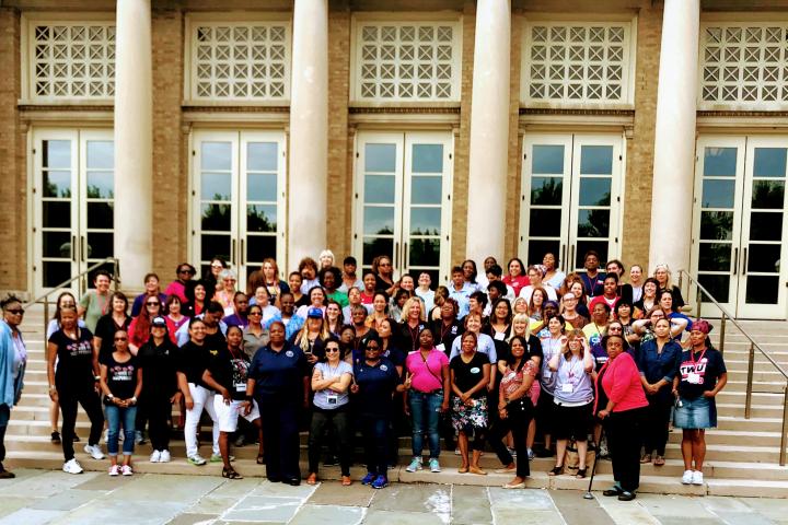 Group photograph of students and faculty at the UALE Summer School. 