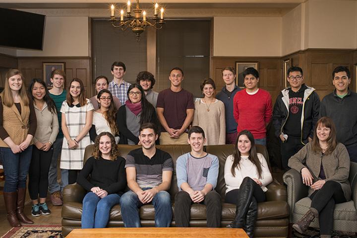 Worker Institute student research fellows, spring 2016