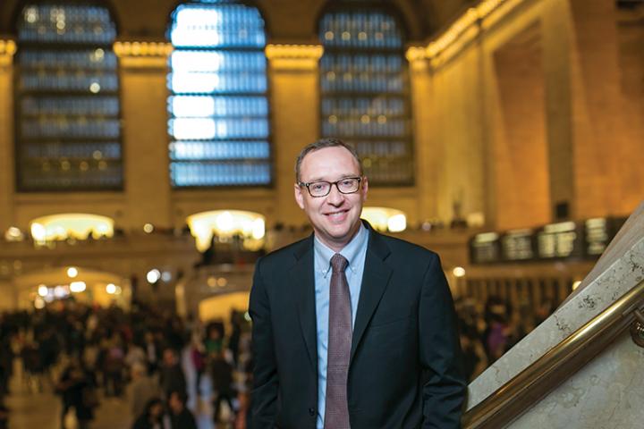 Photo: Kevin Hallock in Grand Central Station