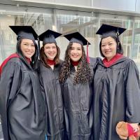 Andrea Mooney, Megan Orlander, Christina Aboud, Smiley Zhao